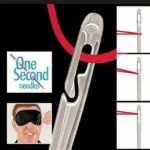 Self-Threading Sewing Needles Set with Wooden Case
