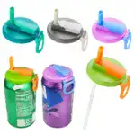 Reusable Soda Can Lid with Silicone Straws – Spill-Proof, Bug-Proof, Snap-On Drink Cover for Cans - Image 2