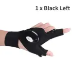 LED Flashlight Waterproof Gloves - Practical Durable Fingerless Gloves - Image 11