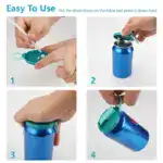 Reusable Soda Can Lid with Silicone Straws – Spill-Proof, Bug-Proof, Snap-On Drink Cover for Cans - Image 7