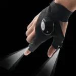 LED Flashlight Waterproof Gloves - Practical Durable Fingerless Gloves - Image 8