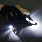 LED Flashlight Waterproof Gloves - Practical Durable Fingerless Gloves - Image 9