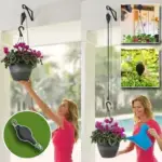 Retractable Hanging Plant Pulley Hanger – Adjustable Heavy-Duty Plant Hook for Easy Watering & Care - Image 7