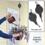 Retractable Hanging Plant Pulley Hanger – Adjustable Heavy-Duty Plant Hook for Easy Watering & Care - Image 4
