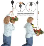 Retractable Hanging Plant Pulley Hanger – Adjustable Heavy-Duty Plant Hook for Easy Watering & Care - Image 12