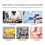 Acrylic Paint Artist Pneumatic Spray Tool - Image 6