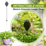 Retractable Hanging Plant Pulley Hanger – Adjustable Heavy-Duty Plant Hook for Easy Watering & Care - Image 11
