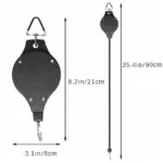Retractable Hanging Plant Pulley Hanger – Adjustable Heavy-Duty Plant Hook for Easy Watering & Care - Image 14