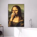 Mona Lisa Bathroom Wall Art Decoration - Image 5