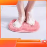 Silicone Shower Foot Scrubber Mat - Image 8