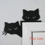 Metal Cat Door Topper – Reversible Decorative Cat Silhouette for Doors & Shelves - Image 9