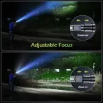 Outdoor LED Flashlight with COB Warning Light - Image 6
