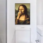Mona Lisa Bathroom Wall Art Decoration - Image 4