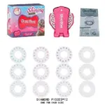 Glitter Diamond Styling Tools Hair Gemstone Styling Set - Image 10