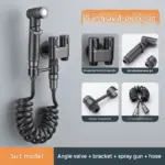 1-in-2 Handheld Dual Control Valve Bidet Sprayer