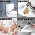 1-in-2 Handheld Dual Control Valve Bidet Sprayer - Image 10
