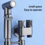 1-in-2 Handheld Dual Control Valve Bidet Sprayer - Image 2